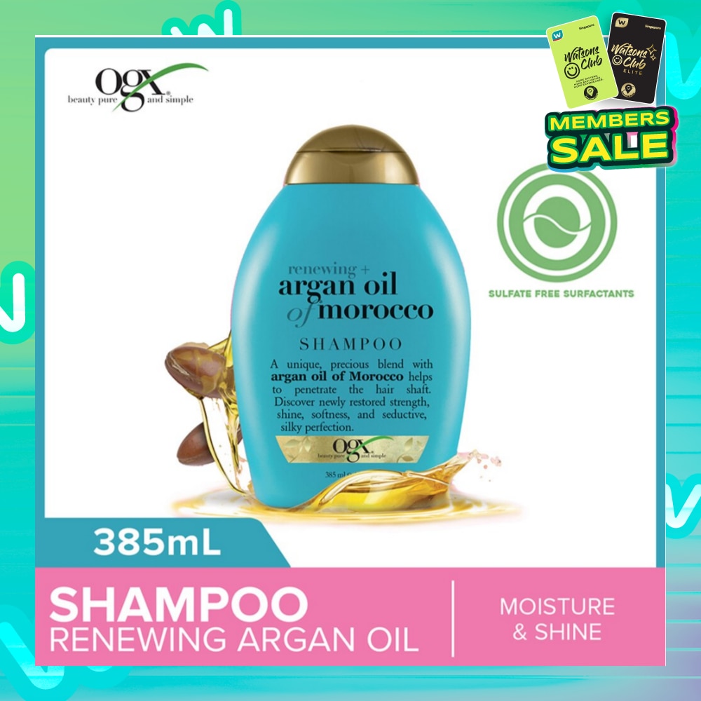 Argan Oil Of Morocco Shampoo + Renewing (For All Hair Types) 385ml