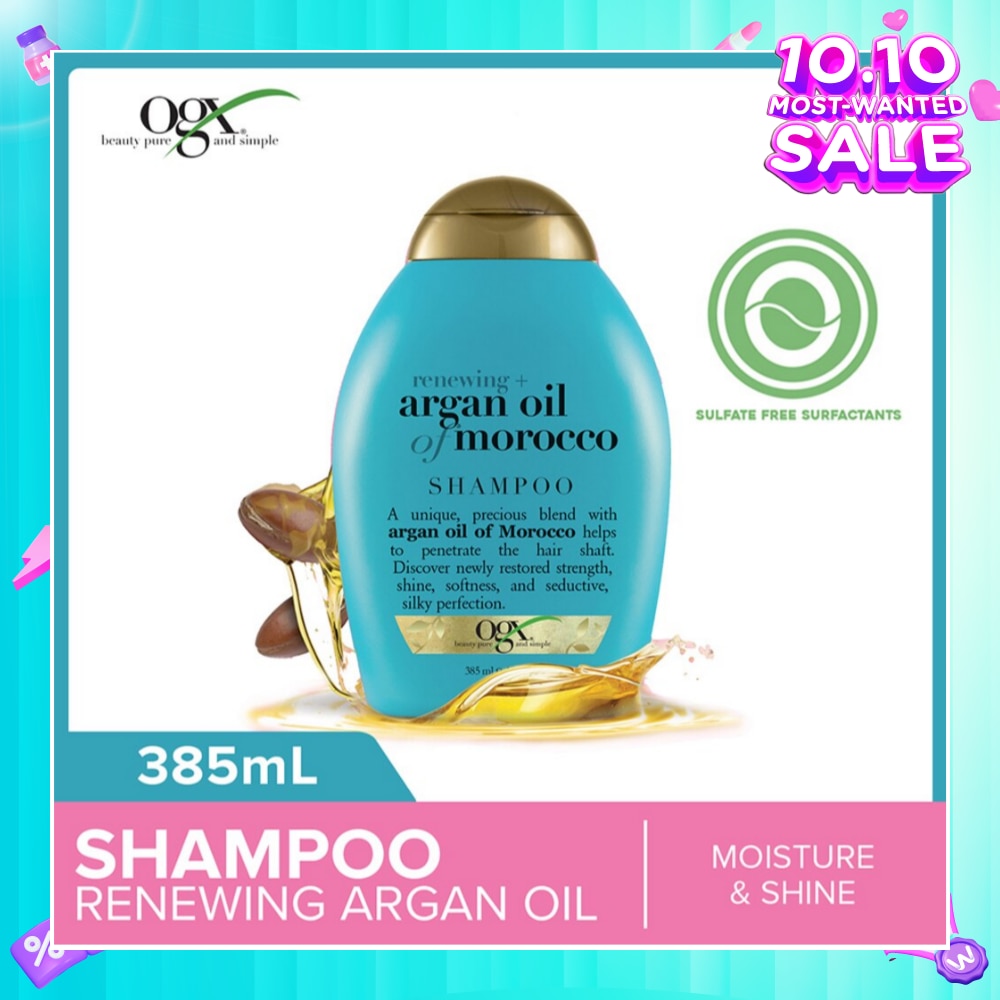 Argan Oil Of Morocco Shampoo + Renewing (For All Hair Types) 385ml