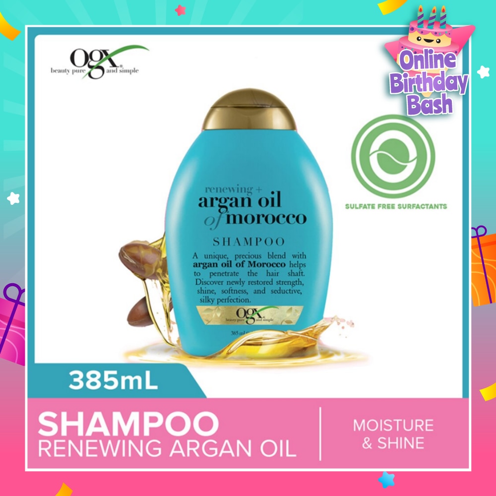 Argan Oil Of Morocco Shampoo + Renewing (For All Hair Types) 385ml