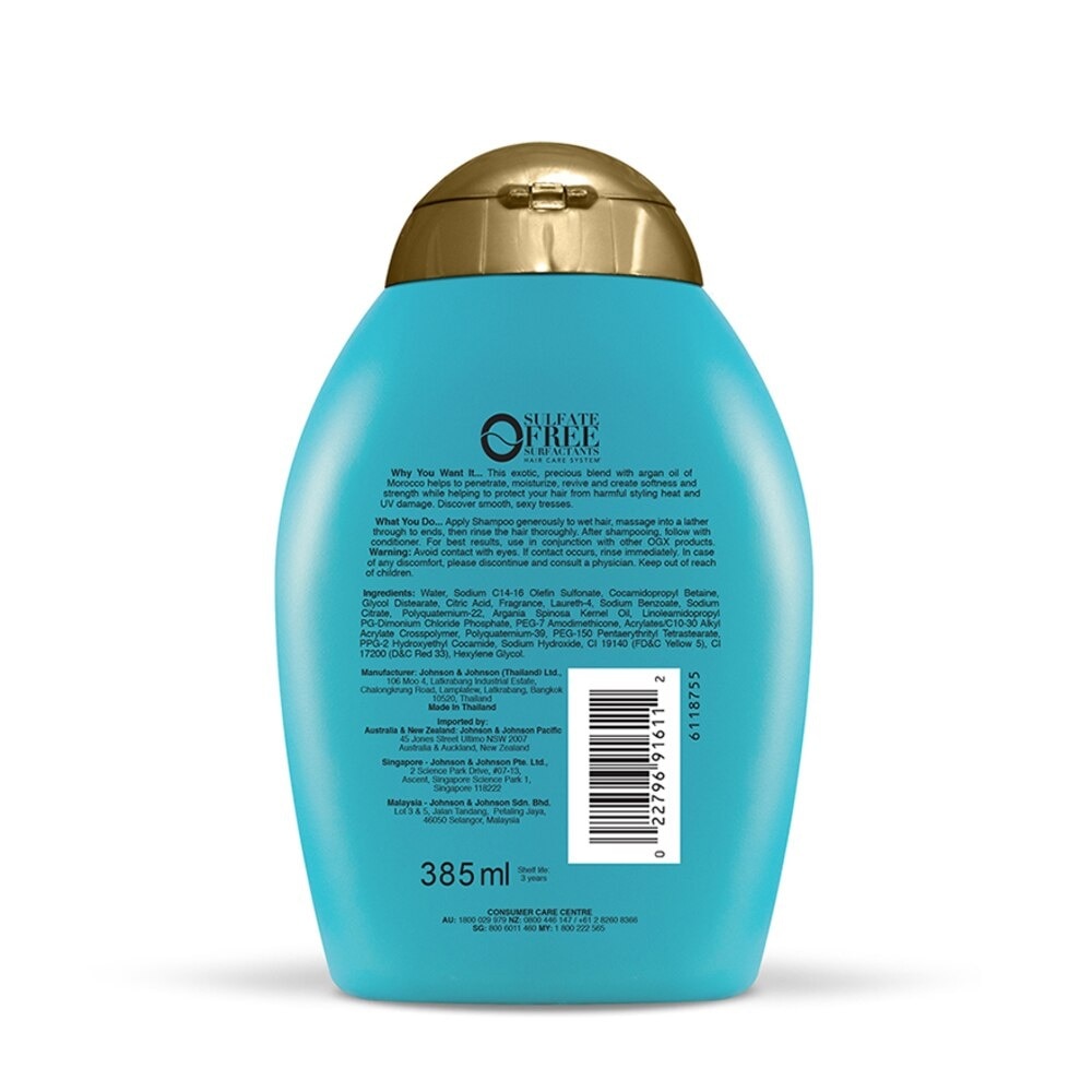 Argan Oil Of Morocco Shampoo + Renewing (For All Hair Types) 385ml