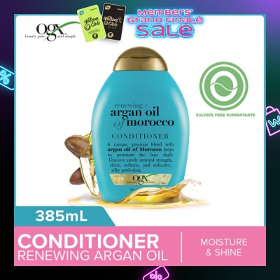 OGX Argan Oil Of Morocco Conditioner + Renewing (For All Hair Types) 385ml