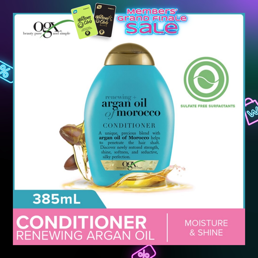 Argan Oil Of Morocco Conditioner + Renewing (For All Hair Types) 385ml
