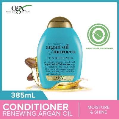 OGX Argan Oil Of Morocco Conditioner + Renewing (For All Hair Types) 385ml