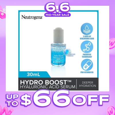 NEUTROGENA - Hydro Boost Hyaluronic Acid Serum (For Dry & Sensitive Skin) 30ml