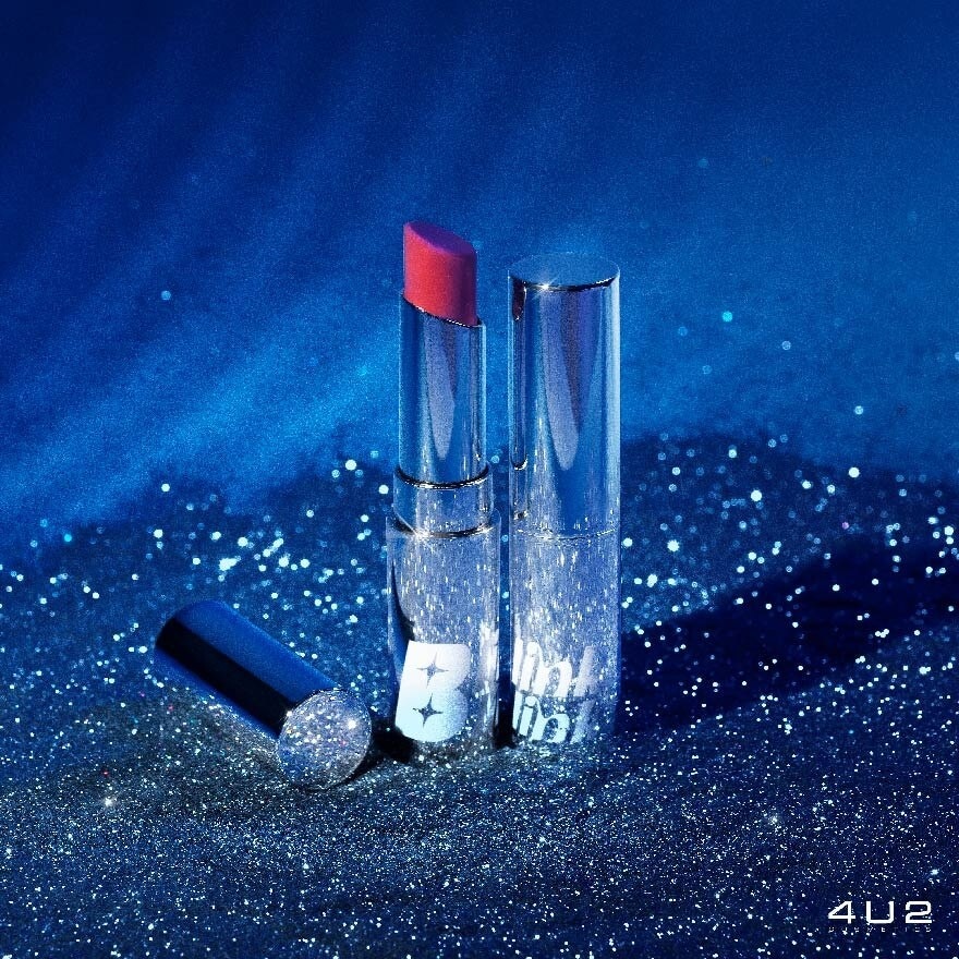 Blink Blink Glitter Shine Lipstick (Long Lasting and Moisturising) No.01, 1s