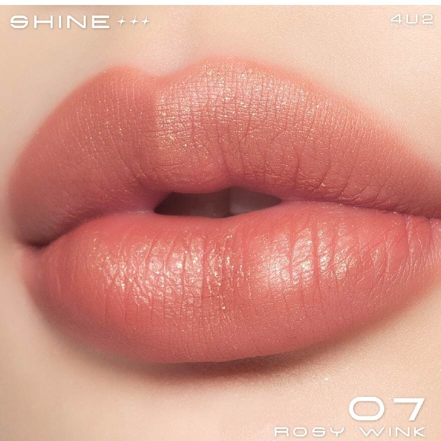 Blink Blink Glitter Shine Lipstick (Long Lasting and Moisturising) No.07, 1s