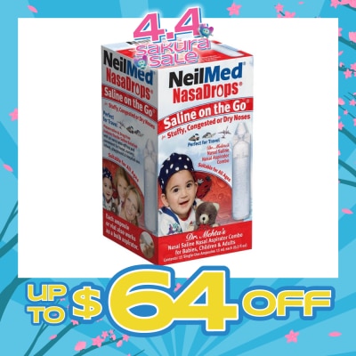 NEILMED - Neilmed NasaDrops Saline On The Go (Soothes and Moisturizes Infants’ Dry or Congested Noses) 15ml