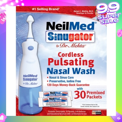 NEILMED Sinugator® Cordless Pulsating Nasal Wash 240ml
