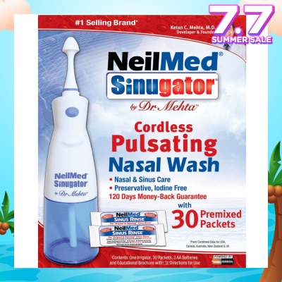 NEILMED Sinugator® Cordless Pulsating Nasal Wash 240ml