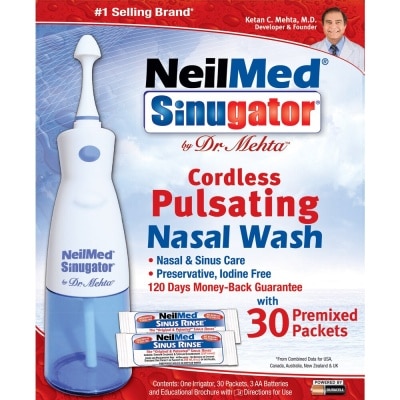 NEILMED Sinugator® Cordless Pulsating Nasal Wash 240ml