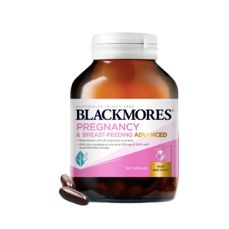 Blackmores Pregnancy & Breast-Feeding Advanced Capsules 120s<BR>