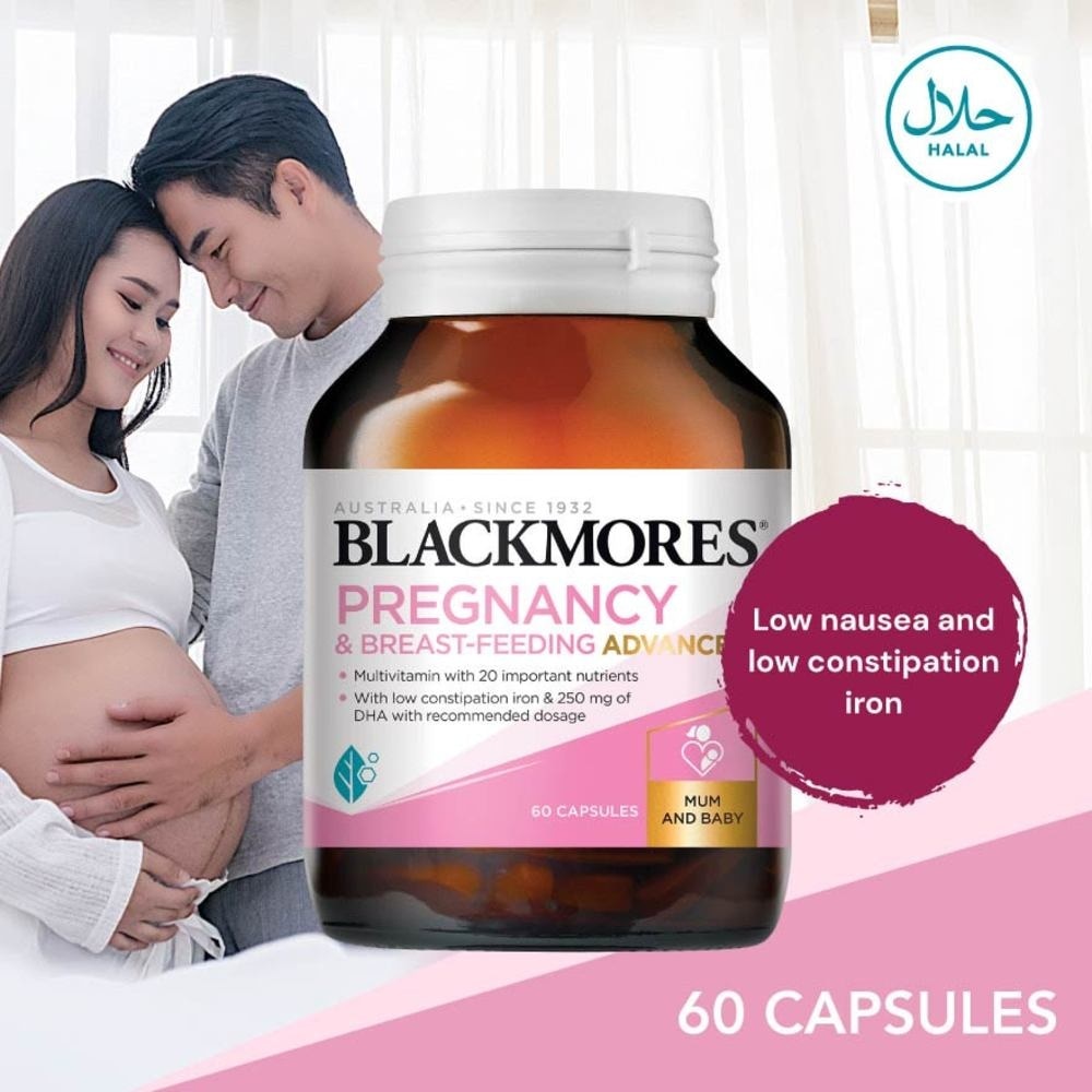 Blackmores Pregnancy & Breast-Feeding Advanced Capsules 120s<BR>