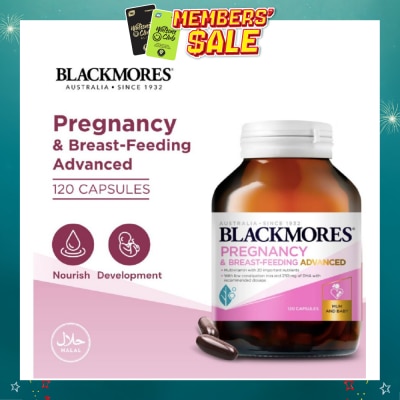BLACKMORES - Pregnancy & Breast-Feeding Advanced Capsules 120s