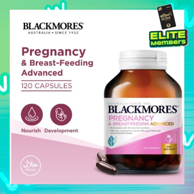 BLACKMORES Pregnancy & Breast-Feeding Advanced Capsules 120s
