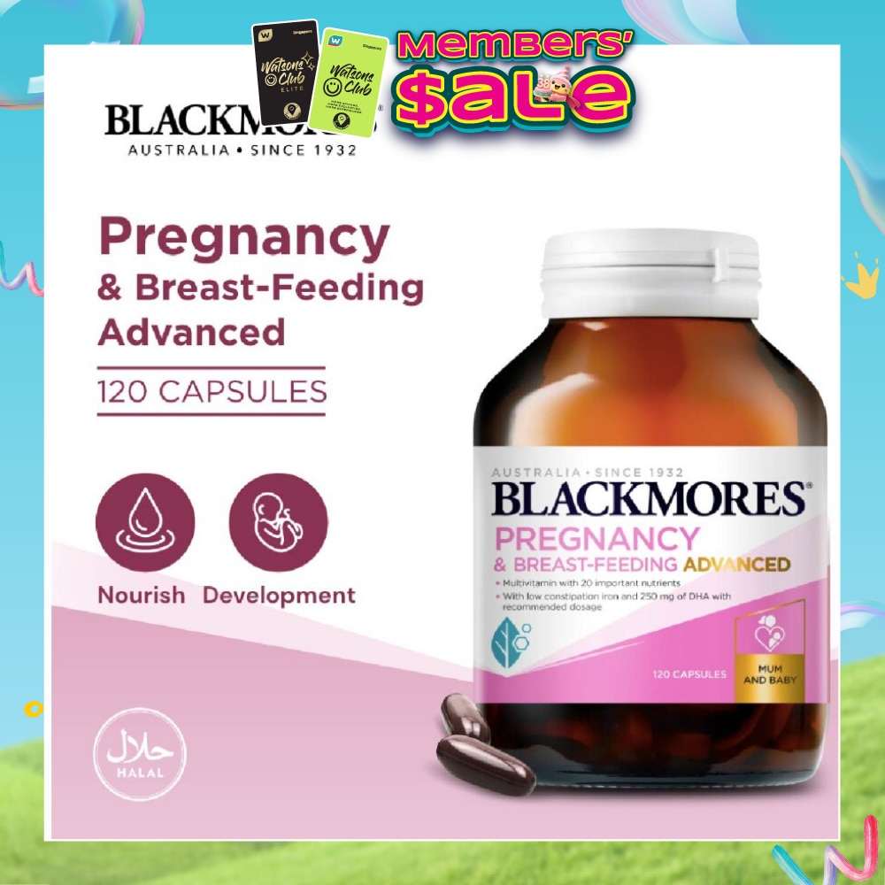 Pregnancy & Breast-Feeding Advanced Capsules 120s<BR>