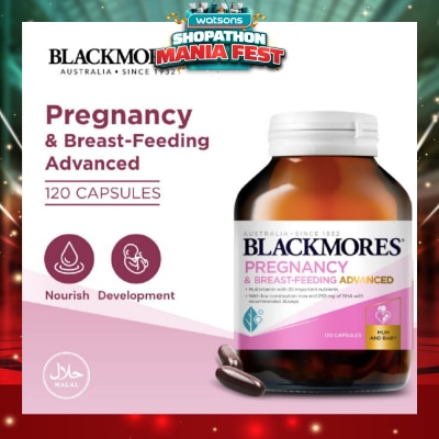 BLACKMORES - Pregnancy & Breast-Feeding Advanced Capsules 120s