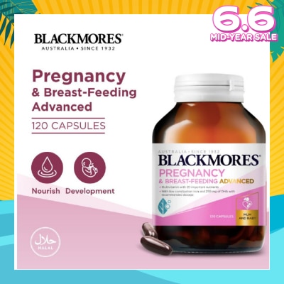 BLACKMORES Pregnancy & Breast-Feeding Advanced Capsules 120s