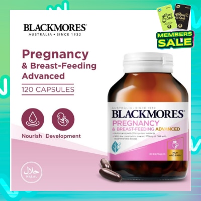 BLACKMORES Pregnancy & Breast-Feeding Advanced Capsules 120s