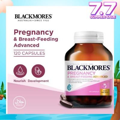 BLACKMORES Pregnancy & Breast-Feeding Advanced Capsules 120s