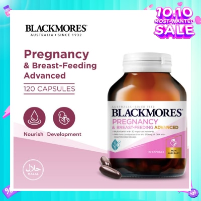 BLACKMORES Pregnancy & Breast-Feeding Advanced Capsules 120s