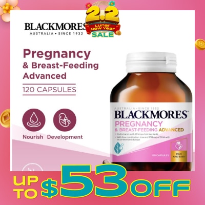 BLACKMORES Pregnancy & Breast-Feeding Advanced Capsules 120s