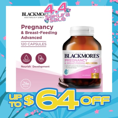 BLACKMORES - Pregnancy & Breast-Feeding Advanced Capsules 120s