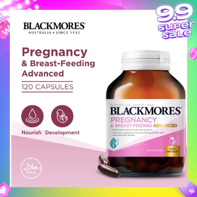 BLACKMORES Pregnancy & Breast-Feeding Advanced Capsules 120s