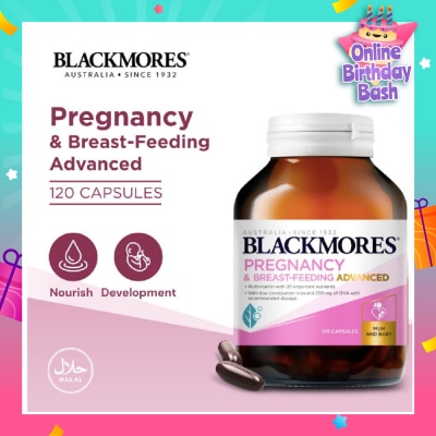 BLACKMORES Pregnancy & Breast-Feeding Advanced Capsules 120s