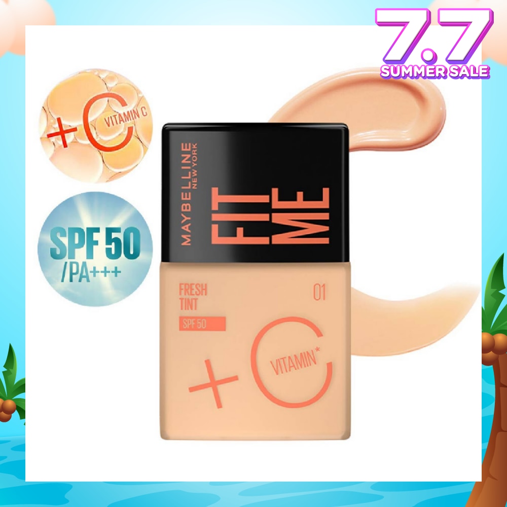 MAYBELLINE Fit Me Fresh Tint Foundation SPF 50 01 x 1s