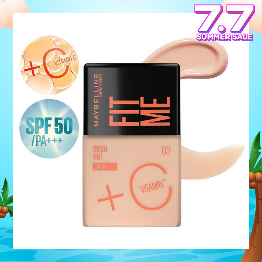 MAYBELLINE Fit Me Fresh Tint Foundation SPF 50 03 x 1s