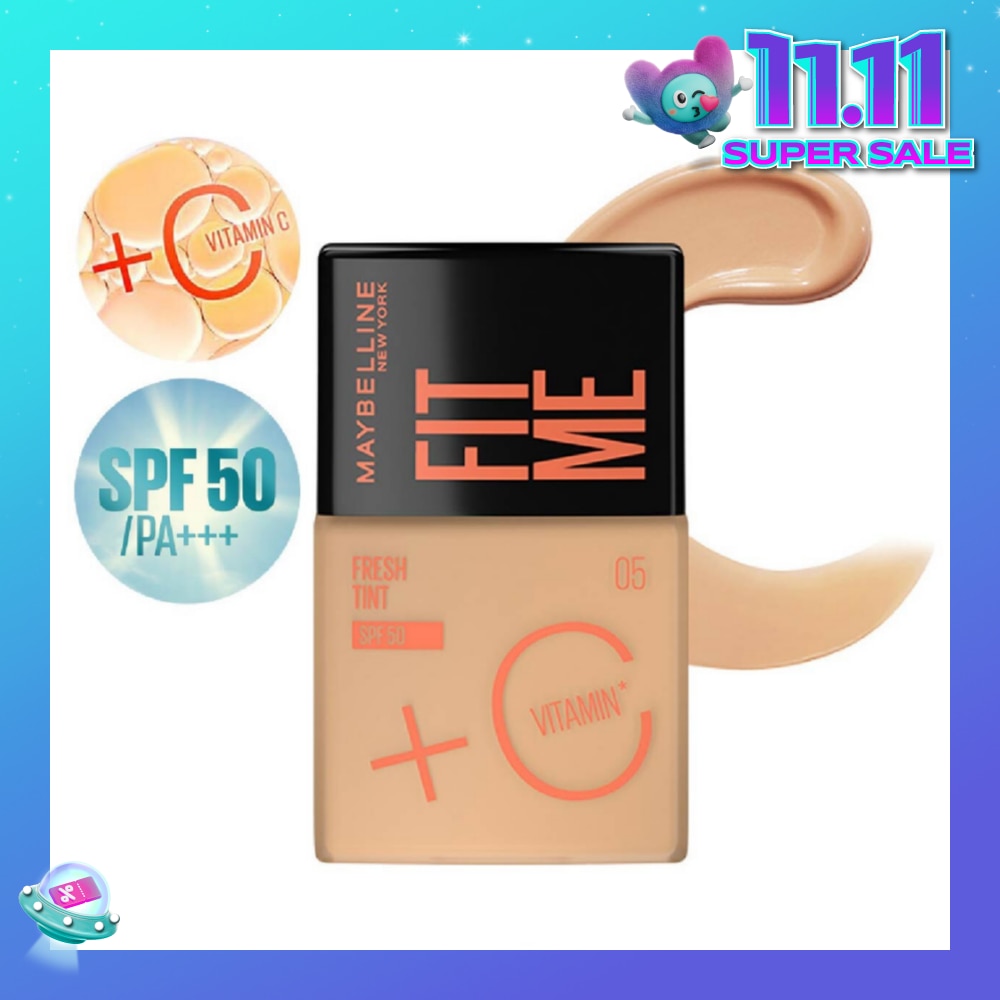 MAYBELLINE Fit Me Fresh Tint Foundation SPF 50 05 x 1s