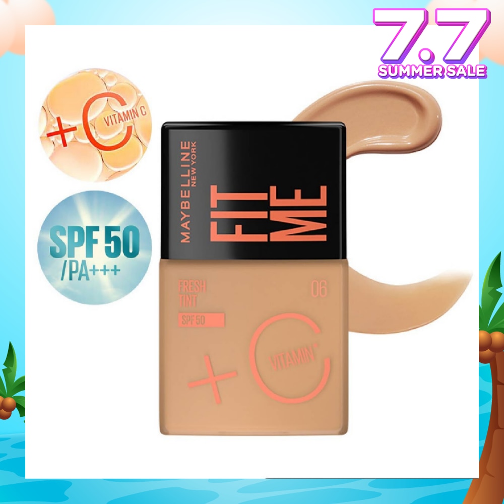MAYBELLINE Fit Me Fresh Tint Foundation SPF 50 06 x 1s