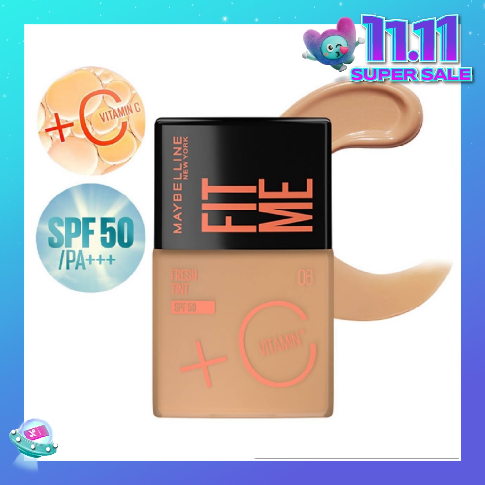 MAYBELLINE Fit Me Fresh Tint Foundation SPF 50 06 x 1s