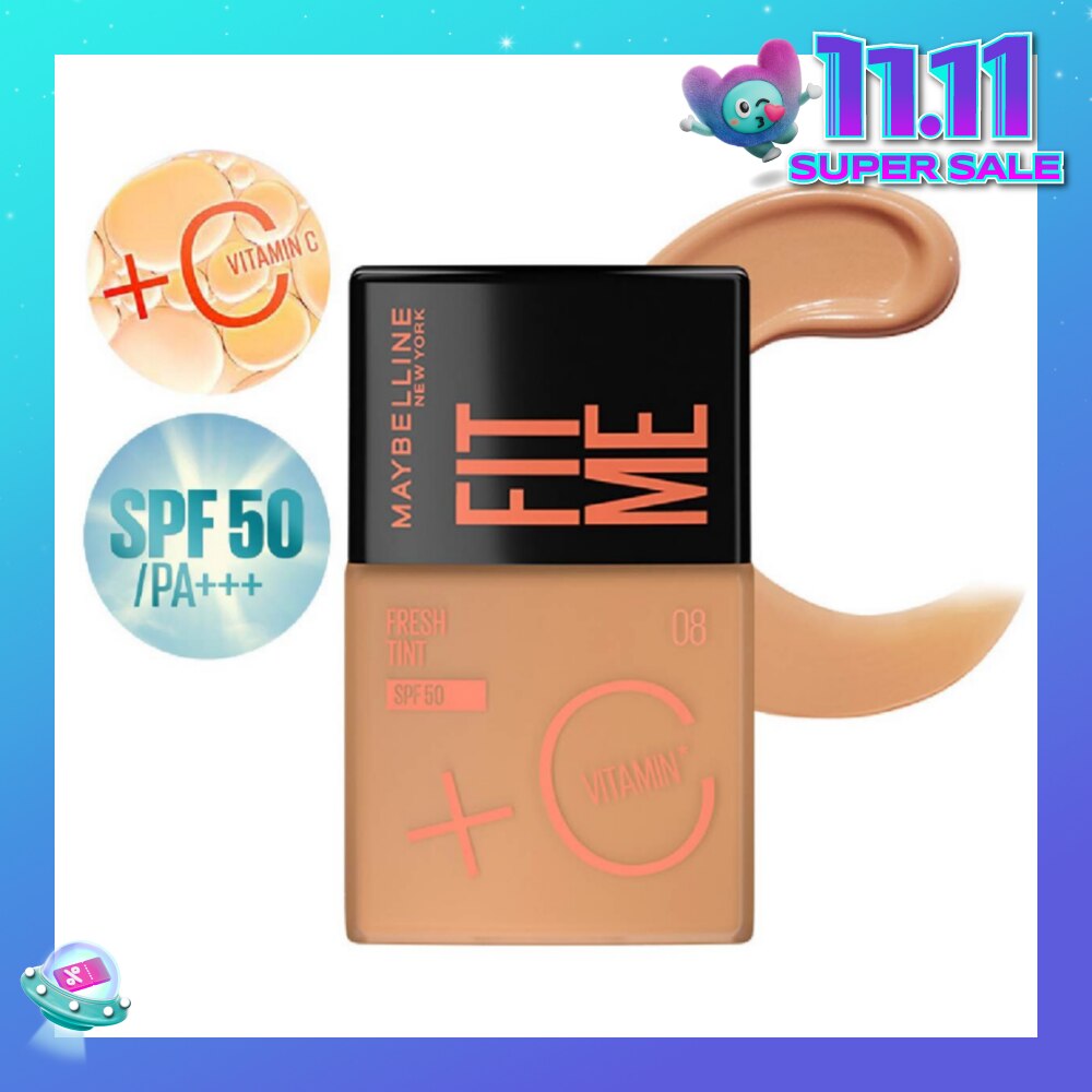 MAYBELLINE Fit Me Fresh Tint Foundation SPF 50 08 x 1s (Expiry: Nov`2025)