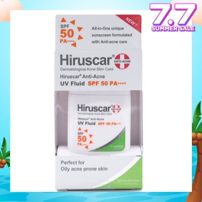 HIRUSCAR Anti Acne Uv Fluid (Spf 50 Pa++++) 25g