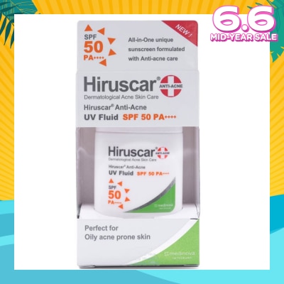 HIRUSCAR Anti Acne Uv Fluid (Spf 50 Pa++++) 25g