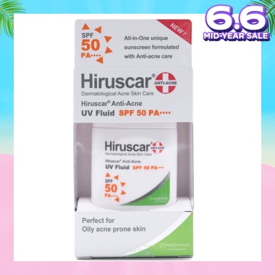 HIRUSCAR Anti Acne Uv Fluid (Spf 50 Pa++++) 25g