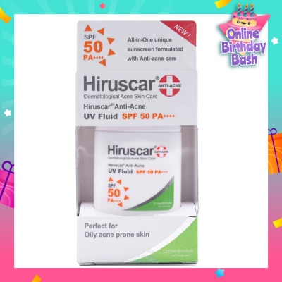HIRUSCAR Anti Acne Uv Fluid (Spf 50 Pa++++) 25g