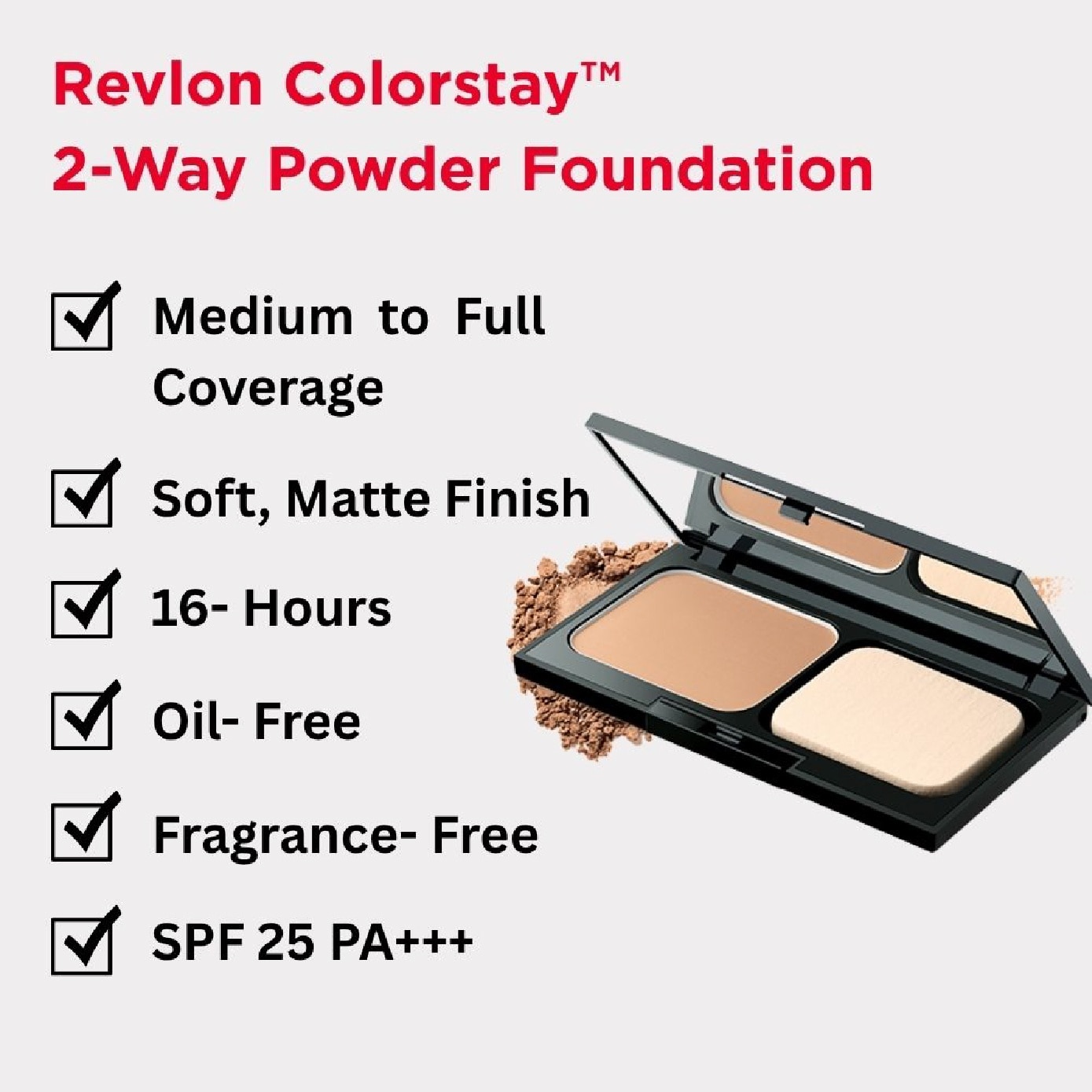 ColorStay 2-Way Cake Powder Foundation #180 Sand Beige 10g
