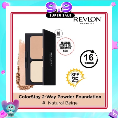 REVLON - ColorStay 2-Way Cake Powder Foundation #220 Natural Beige 10g image