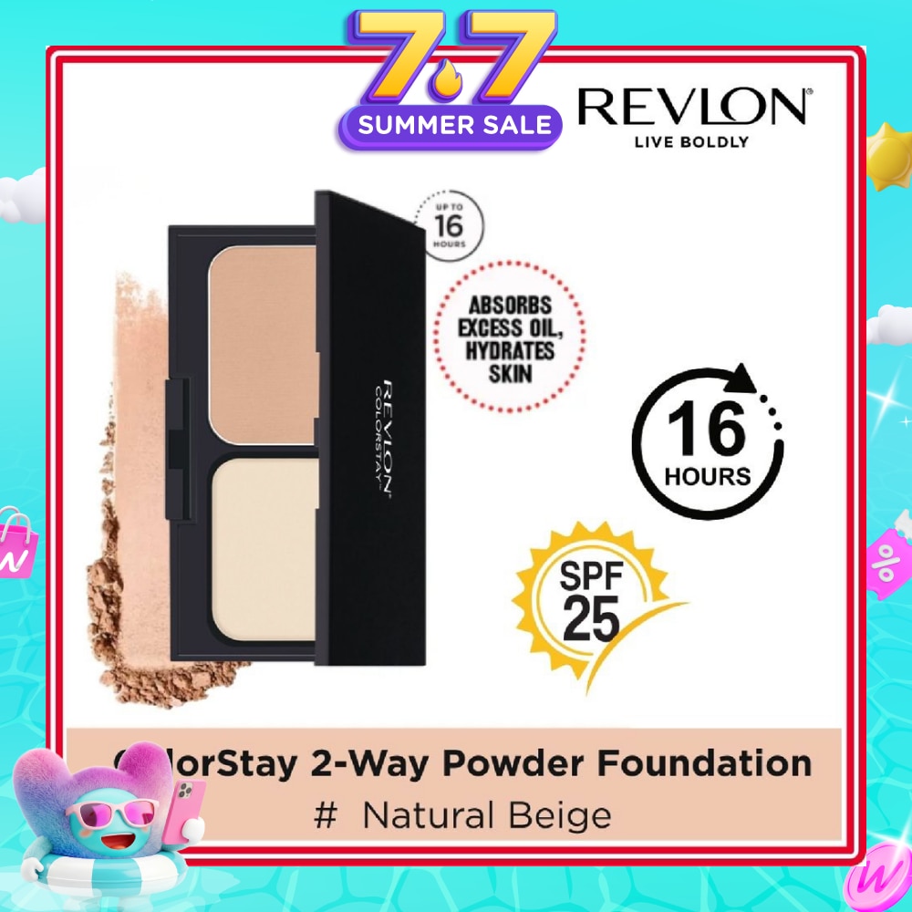 ColorStay 2-Way Cake Powder Foundation #220 Natural Beige 10g