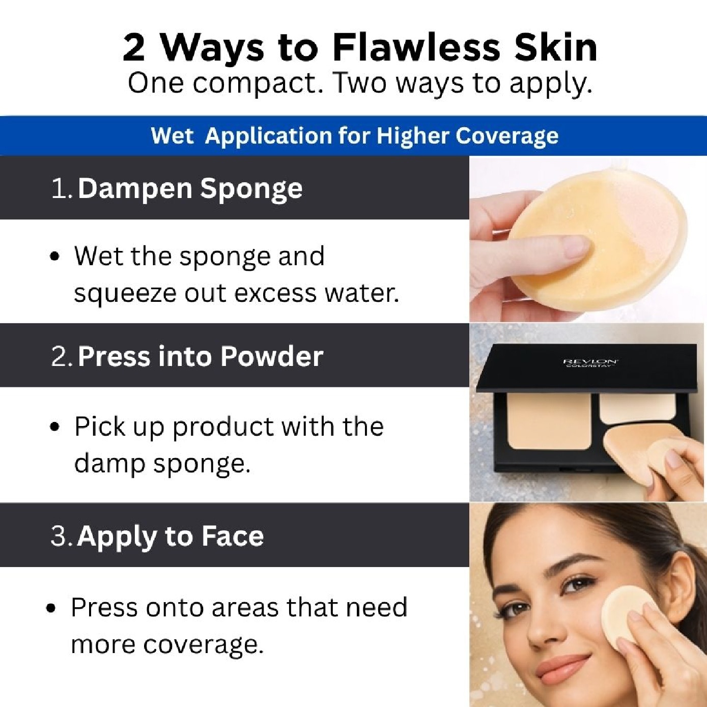 ColorStay 2-Way Cake Powder Foundation #150 Buff 10g