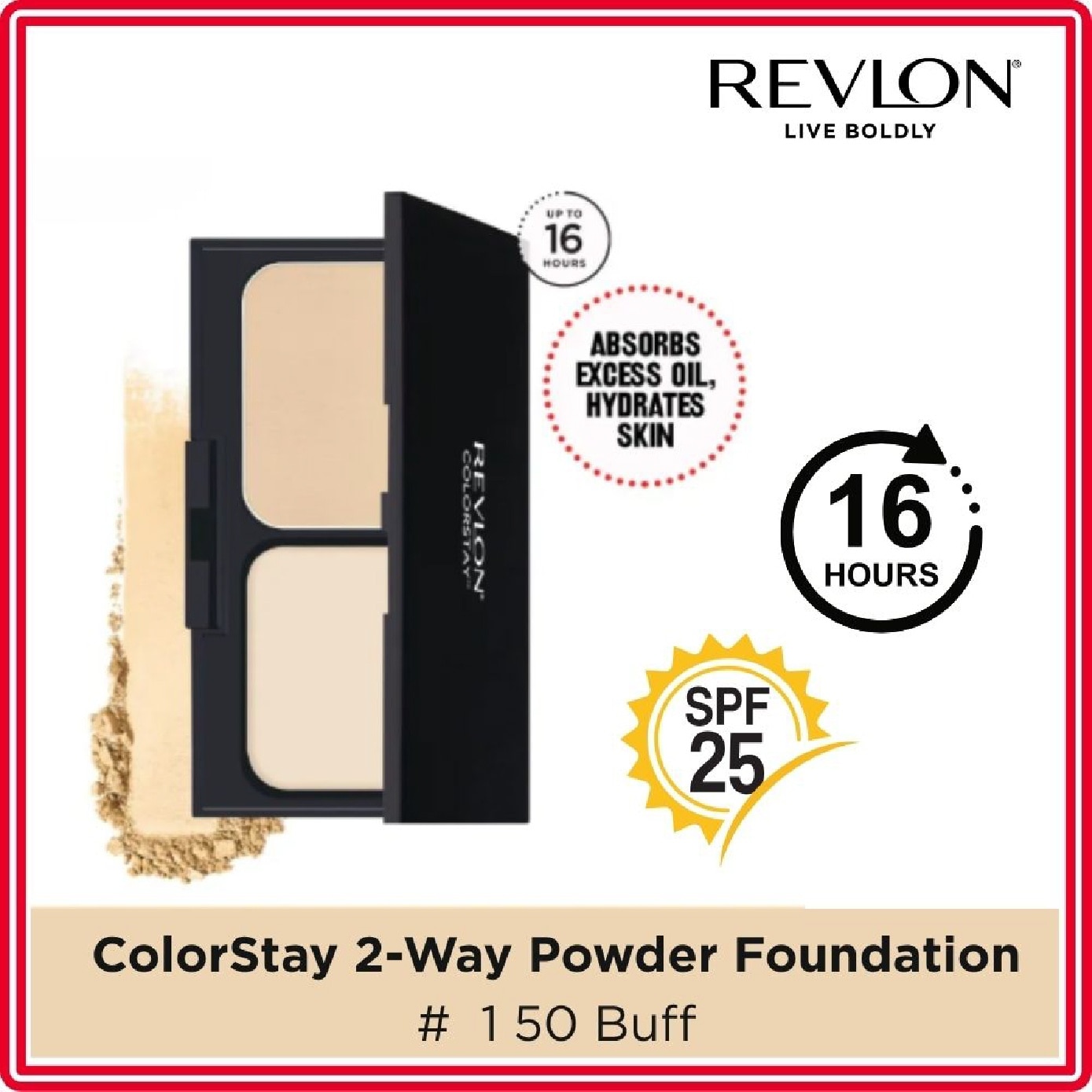 ColorStay 2-Way Cake Powder Foundation #150 Buff 10g
