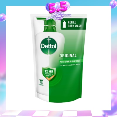 DETTOL - Anti-Bacterial Body Wash Original Refill Pack 800g