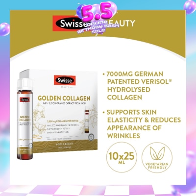 SWISSE - Golden Collagen with Blood Orange Extract from Sicily 25ml x 10s