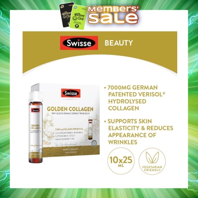 SWISSE - Golden Collagen with Blood Orange Extract from Sicily 25ml x 10s