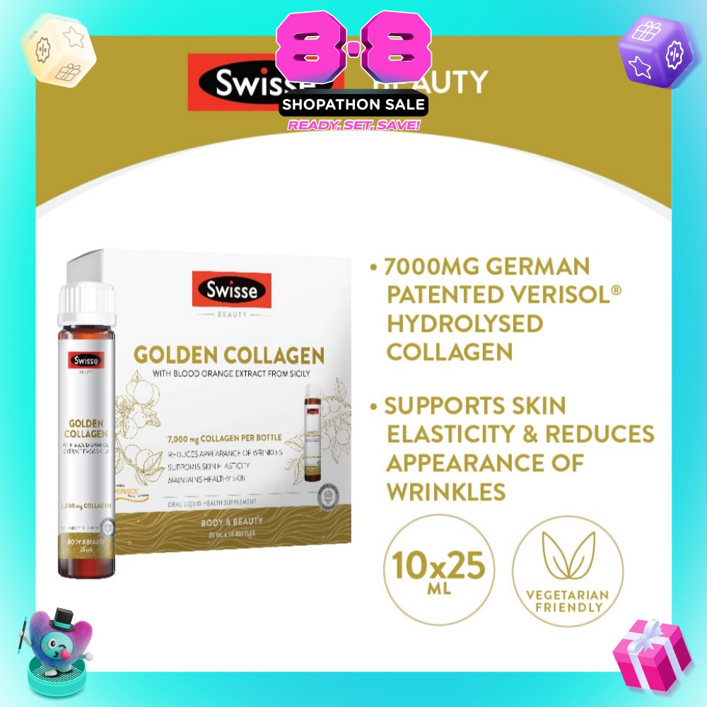 Golden Collagen with Blood Orange Extract from Sicily 25ml x 10s