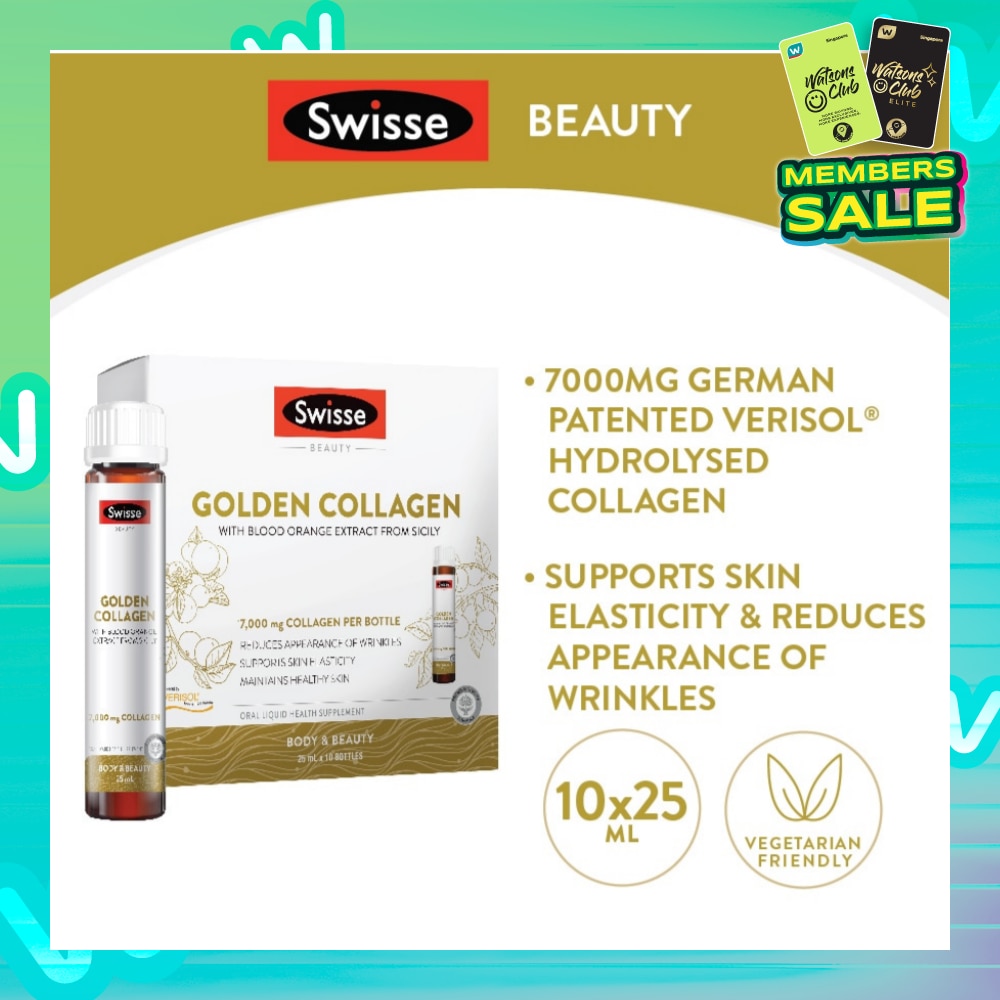 Golden Collagen with Blood Orange Extract from Sicily 25ml x 10s