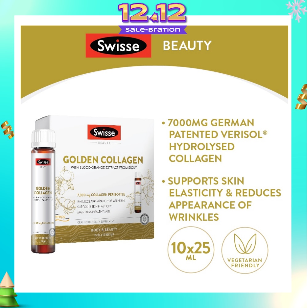 Golden Collagen with Blood Orange Extract from Sicily 25ml x 10s