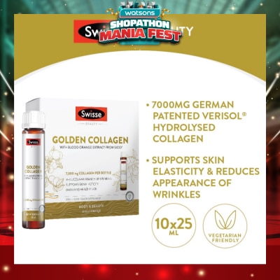 SWISSE - Golden Collagen with Blood Orange Extract from Sicily 25ml x 10s